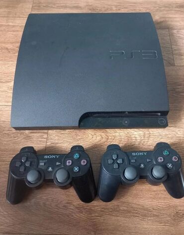 PS3 (Sony PlayStation 3): Продаю идеальную PS3 slim, прошитая +70топ игр, Память 1000гиг, не