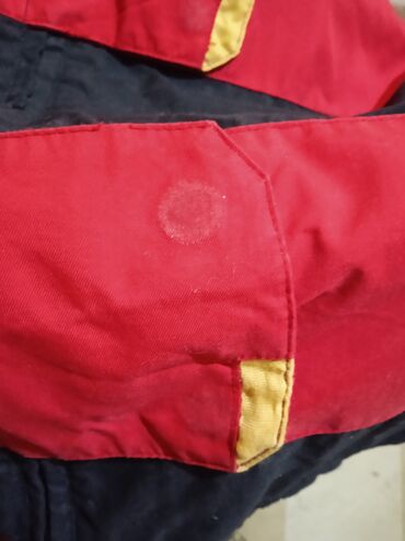 Zimske jakne: Billabong zimska/ski jakna sa kapuljačom, crno‑crvene pruge sa žutim — 4