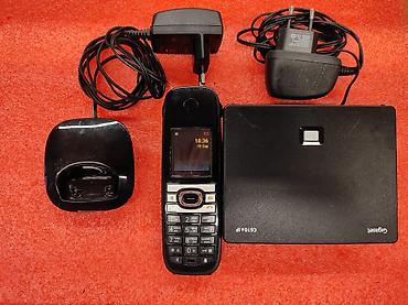 Stasionar telefonlar: Gigaset simsiz İP Telefon Gigaset C610 İP simsiz telefon + C610A İP — 1