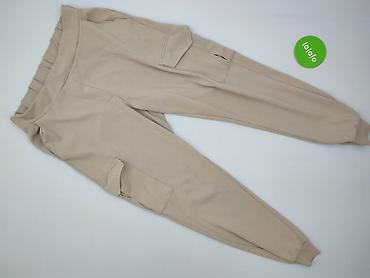 bezowe dresy reserved: Spodnie cargo damskie, rozmiar XL — 3