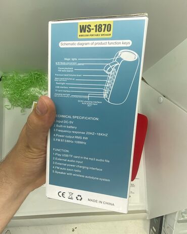 Dinamiklər və kolonkalar: Ws-1870 Bluetooth kalonka Endirim 45Yox 25Azn Funksyalari Wster -da lalafo.az — 7 Dinamiklər və kolonkalar: Ws-1870 Bluetooth kalonka Endirim 45Yox 25Azn Funksyalari Wster — 7