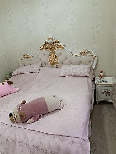 будуар: Туалетный столик с зеркалом + шкаф-купе в классическом стиле - Цвет — 6