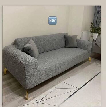 štapići za šećernu vunu: For three-seater sofa, color - Grey