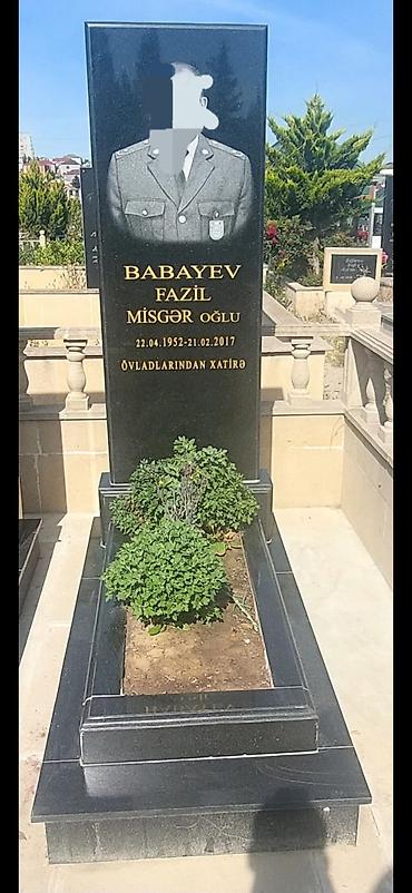Başqa xidmətlər: Qranit məzar və başdaşı dizayn-istehsalı - Material: təbii qranit — 13