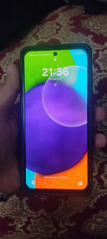ses yaz: Samsung Galaxy A52, rəng - Qara, Barmaq izi — 1