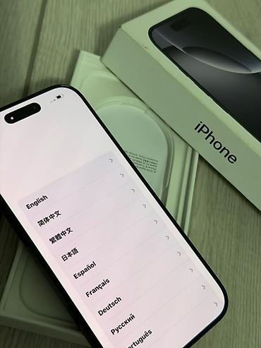 Уюлдук телефондор жана аксессуарлар: IPhone 16 Pro, Колдонулган, 128 ГБ, Black Titanium, Куту, 88 % — 4