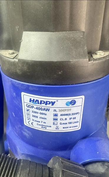 нерж: Погружные насосы HAPPY (дренажные) для чистой/слабо загрязнённой воды — 3