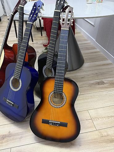 Гитары: Гитара классическая, с комплектом, 39 дюймов, 4/4 Широкий гриф — 4