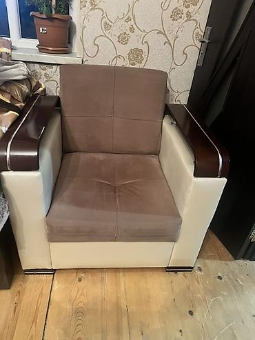 mebel stullar: Kombi mebel dəsti – divan və iki kreslo - Tərkib: 1 ədəd 3 nəfərlik — 2