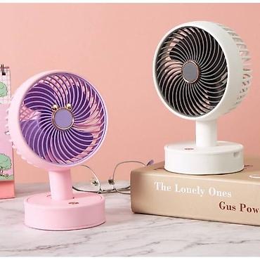 table fan: Портативный настольный вентилятор AO YI, выполненный в белом цвете — 2