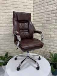 Ofis və oyun kresloları: Yeni, Təkərli, Qolları tənzimlənir, Dəri — 4