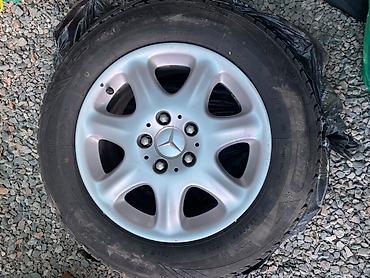 bbs rs: Комплект колес Mercedes: литой оригинальный диск и зимняя шина. - — 1