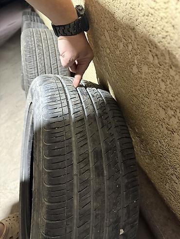 Шины: Летние шины - Размер: 215/55 R17 2шт Dunlop -размер : 225/50 r17 2 — 15