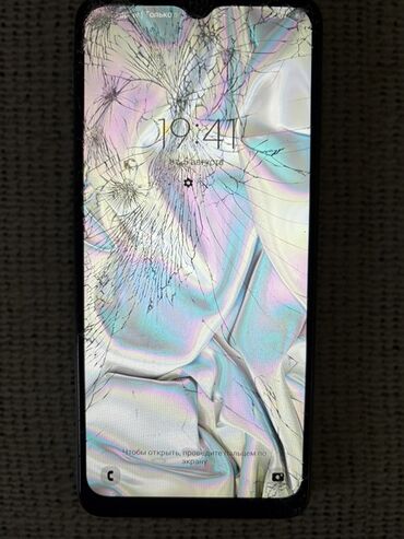 samsung tab a чехол: Samsung Galaxy A12, rəng - Qara, Qırıq