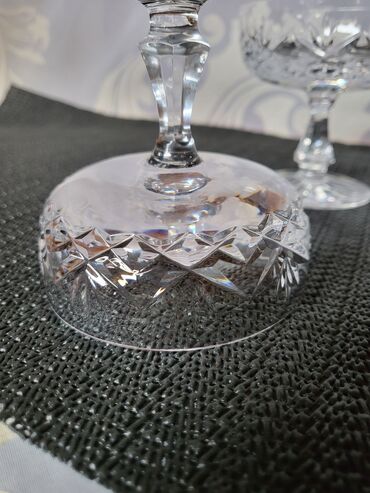 Čaše: Case nove za dvoje,kristal,rucni rad za zestoko pice iz 70ih. Case — 13