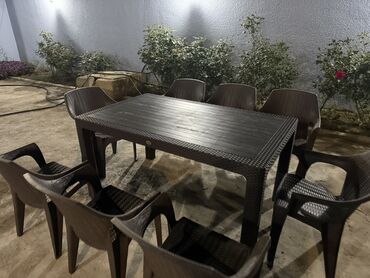 agcaqanad toru: Açılmayan, Dördbucaq masa, 8 stul