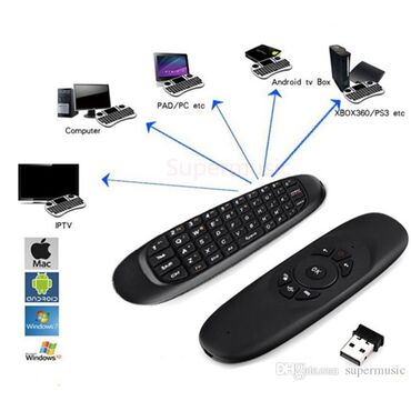 TV və video: Air mouse televizor komputer butun modeler ucun usb giriwi
