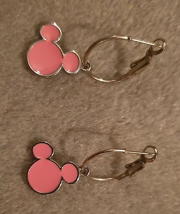 Minđuše: Preslatke mindjuse mickey mouse - miki maus, disney, glava mikijeva — 3