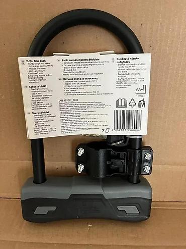 Dodaci za bicikl: Crivit D-Bar Bike Lock – U-brava za bicikl - Masivna D/U konstrukcija — 4