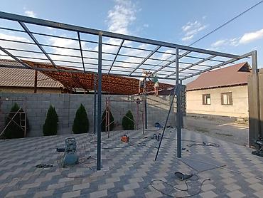 Сварка: Металлический навес с поликарбонатным покрытием. Эта конструкция может — 40