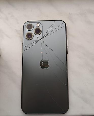 electronics iphone: IPhone 11 Pro, Space Gray, Qırıq — 1