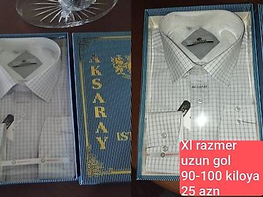 Kişi geyimləri: Köynək, XL, rəng - Boz — 2