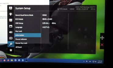 Monitori: Asus Tuf Gaming VG27VQ Zakrivljen Monitor je u originalnom fabričkom — 3