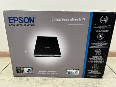 Сканеры: Продаю б/у сканер Epson V19 В отличном состоянии Комлектация: коробка
