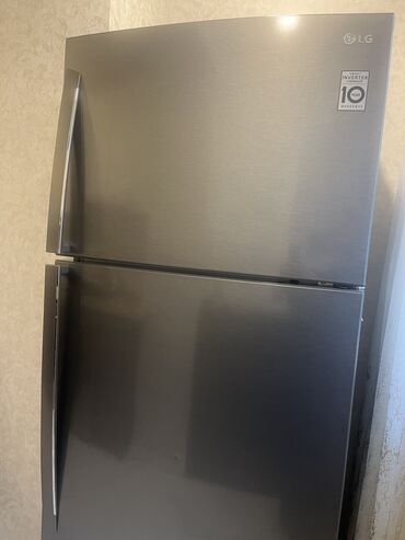 lg soyuducu: Новый Холодильник LG, No frost, Двухкамерный, цвет - Серый