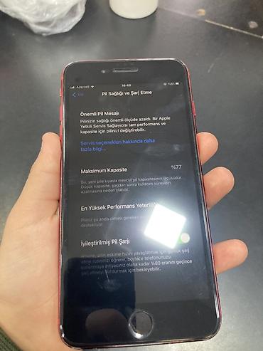 iphon 17: IPhone 8 Plus, Qırmızı, Barmaq izi — 4