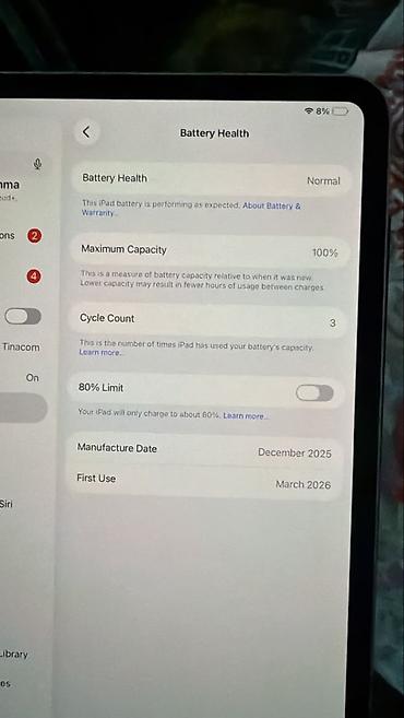 mac mini 4: Apple iPad Pro 11″ (M5), Wi‑Fi, 256 ГБ, серебристый iPad заряжался — 5