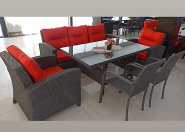 Bağ divan və kreslo dəstləri: Yeni, 2 kreslo, Divan, Metal, Azərbaycan — 7