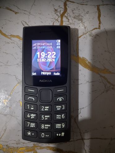 nokia e70: Nokia 105 4G, rəng - Boz, Düyməli, İki sim kartlı, Sənədlərlə