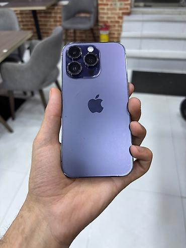 IPhone 14 Pro, 128 GB, Deep Purple, Simsiz şarj lalafo.az -da IPhone 14 Pro, 128 GB, Deep Purple, Simsiz şarj