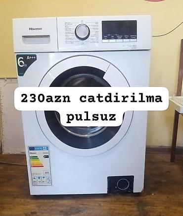 del: Hisense önyükləməli paltaryuyan maşın - Yük həcmi: 6 kq - Enerji — 1
