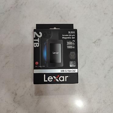 ПК үчүн маалымат алып жүрүүчү, Жаңы, Lexar, SSD, 2 ТБ, 1.8"