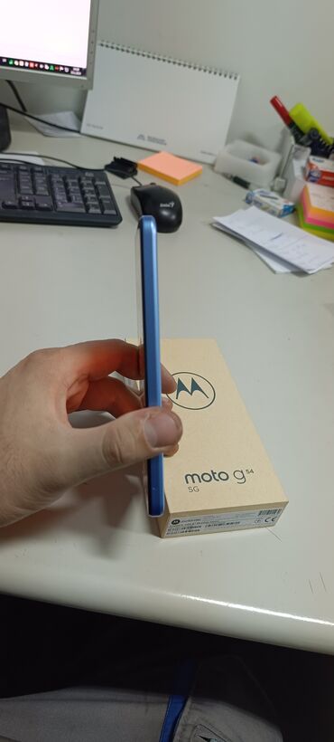 Motorola: Motorola Moto G54, 256 GB, bоја - Svetloplava, Sensory phone, Dual SIM, Face ID na lalafo.rs — 9 Motorola: Motorola Moto G54, 256 GB, bоја - Svetloplava, Sensory phone, Dual SIM, Face ID — 9
