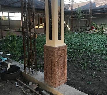 Фасадные плиты Сары-Таш (Травертин): Новый, Размер: 400 × 600 мм, Белый, Бесплатный выезд, Гарантия, Установка — 5