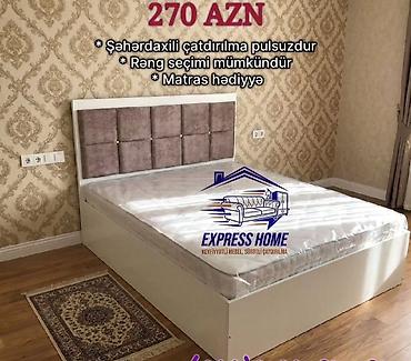 çarpayıların satışı: Məhsul: İki nəfərlik çarpayı (matras daxildir) Xüsusiyyətlər: - — 8