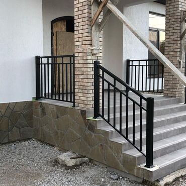 Pilləkən məhəccərləri: Metal EN MMC olaraq istədiyiniz forma və ölçüde demir işlerinin — 11