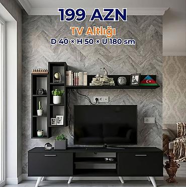 divar rəf: Yeni, Düz TV altlığı, Polkalı, Laminat, Azərbaycan — 1