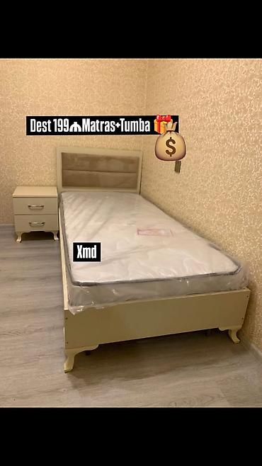 matrazlar: Yeni, Təknəfərlik çarpayı, Matras ilə — 1