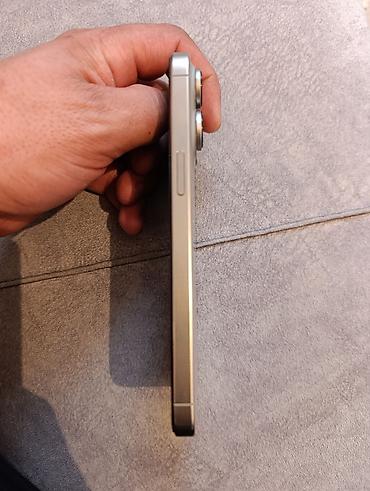 Apple iPhone: IPhone 15 Pro, Б/у, 256 ГБ, Natural Titanium, Коробка, 98 % — 2