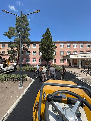 Асфальтирование: Асфальтирование и разметка под ключ - Устройство асфальтового — 7