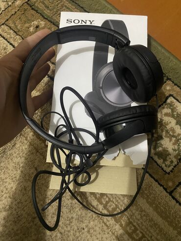 наушники sony mdr ex15lp black: Вакуумные, Sony, Новый, Проводные, Геймерские