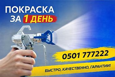 маляр опытный: Покраска стен, Покраска потолков, Покраска наружных стен, Больше 6 лет опыта — 1