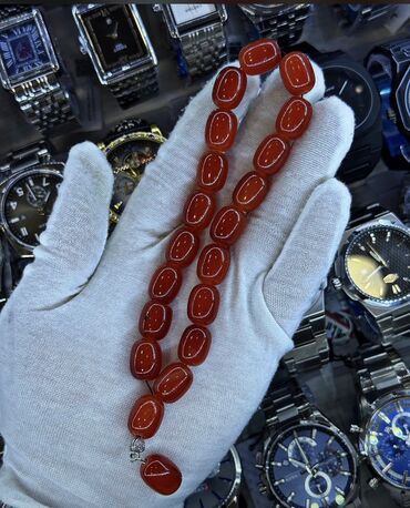 Təsbehlər: Şüşə bəzəkli təsbeh – bir neçə rəng variantı - Material: cilalanmış — 9