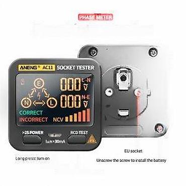 Multimetri: ANENG AC11 – digitalni tester utičnica - Višenamenski tester za brzu — 22