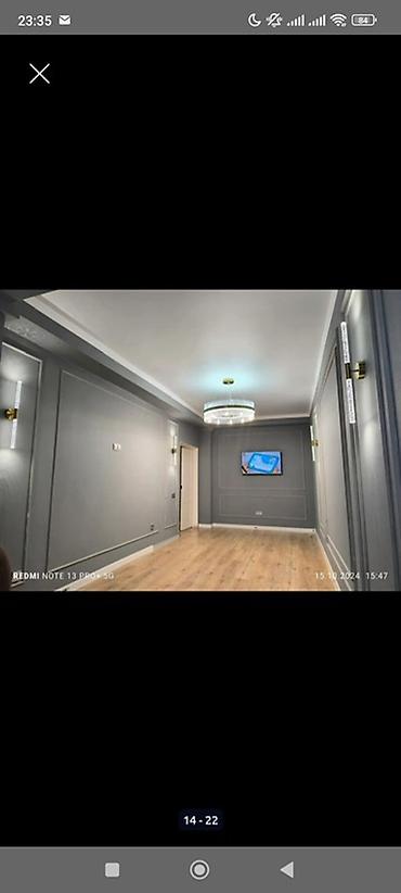 на вечер: 2 комнаты, 60 м², Ала-Арча ТРЦ Элитка, 10 этаж — 9