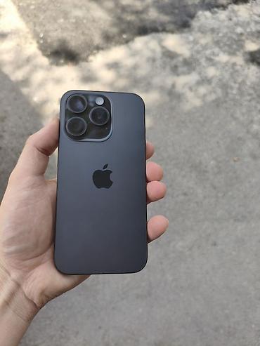 yevlax ayfon: IPhone 15 Pro, 128 GB, Qara, Face ID — 2